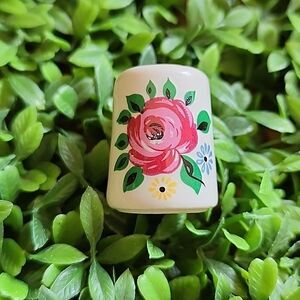 Vintage Mini Floral Candle Holder